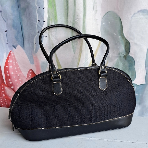 Large Antigua Pro Cuero Multicolor Tapestry Leather Handbag from Guatemala - Picture 3 of 11